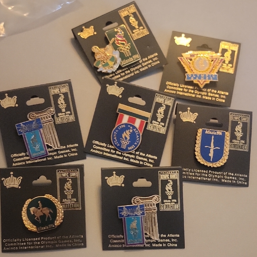 Atlanta Olympic Games Pin Set